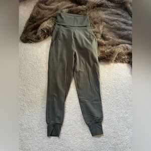 Lululemon super high rise ribbed waist folder over jogger
